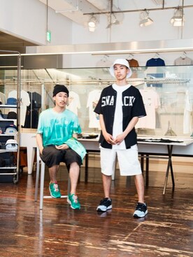 「Ollie（オーリー）のアイテム」を使った、Olliemagazineさん（メンズ・178cm）の夏コーディネート