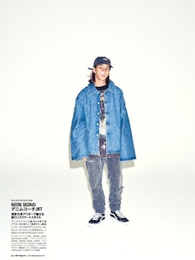 「Ollie（オーリー）のアイテム」を使った、Olliemagazineさん（メンズ・170cm）の秋コーディネート
