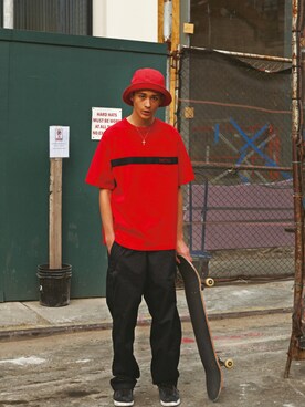 「Ollie（オーリー）のアイテム」を使った、Olliemagazineさん（メンズ・175cm）の春コーディネート
