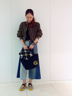 「stud.（スタッド）のアイテム（バッグ）」を使った、kazuyoさん（レディース・165cm）の秋コーディネート