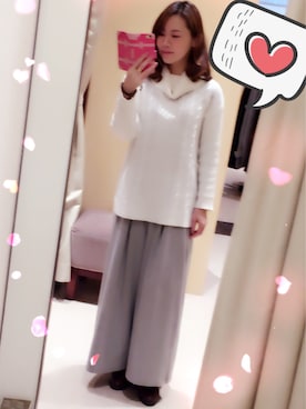 YUKARI♡さん（レディース・160cm）の冬コーディネート