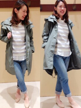 YUKARI♡さん（レディース・160cm）の春コーディネート