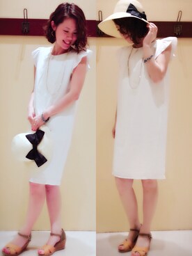 YUKARI♡さん（レディース・160cm）の夏コーディネート