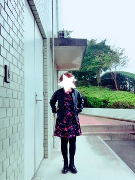 「Bou Jeloud（ブージュルード）のアイテム（ブルゾン）」を使った、510さん（レディース・152cm）の秋コーディネート