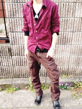 凌平さん(メンズ・171cm)の春コーディネート