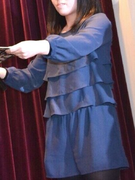 「仕事コーデ」｜「アイテム（オールインワン・サロペット）」を使った、Yuka Hiranoさん（レディース・152cm）の夏コーディネート