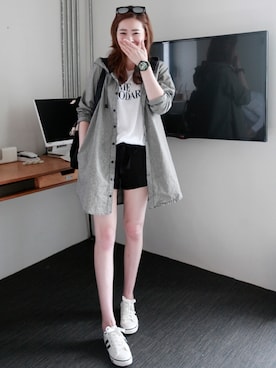 「韓国ファッション」｜NIPONJJUYAさん（レディース・165cm）の春コーディネート