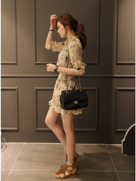 「海外セレブ風」｜NIPONJJUYAさん（レディース・165cm）の夏コーディネート