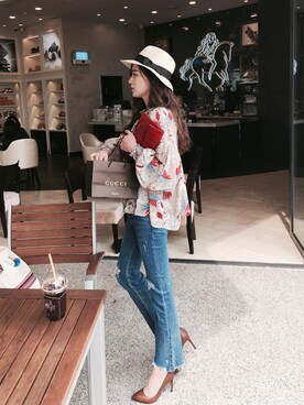 「 デニム」｜NIPONJJUYAさん（レディース・165cm）の春コーディネート