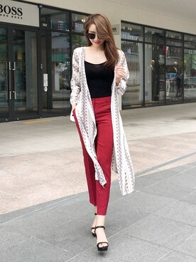 「 休日スタイル」｜NIPONJJUYAさん（レディース・165cm）の春コーディネート