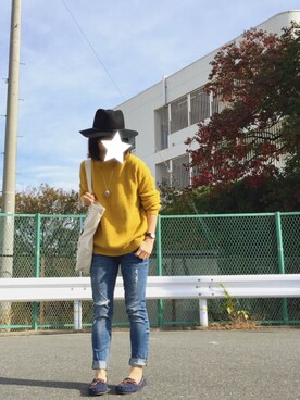 「STUDIOUS（ステュディオス）のアイテム（腕時計）」を使った、natchiさん（レディース・158cm）の秋コーディネート