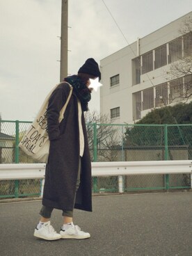 natchiさん（レディース・158cm）の冬コーディネート