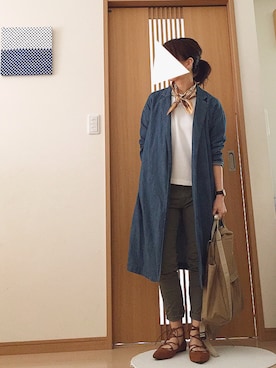 「Honeys（ハニーズ）のアイテム（財布/小物）」を使った、natchiさん（レディース・158cm）の春コーディネート