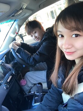 「IZZUE（イズゥー）のアイテム（ダウンジャケット/コート）」を使った、菜菜子很自恋さん（メンズ・169cm）の冬コーディネート