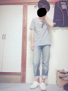 「アイテム（その他シューズ）」を使った、くろDAさん（メンズ・165cm・10代）の夏コーディネート