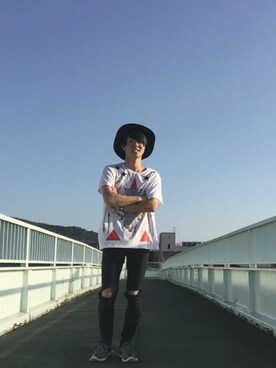 「君の名は」｜くろDAさん（メンズ・166cm）の夏コーディネート