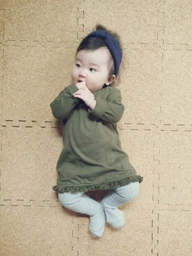 inuさん(キッズ・70cm)の秋コーディネート