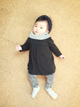 inuさん(キッズ・70cm)の秋コーディネート