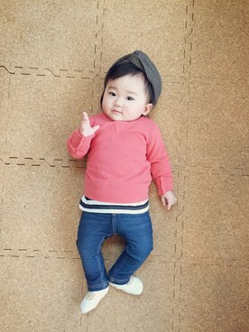 inuさん（キッズ・70cm）の冬コーディネート