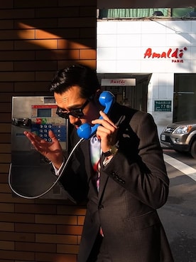 「RICHARD JAMES（リチャード ジェームス）のアイテム」を使った、Shu Han Changさん（メンズ・180cm）の春コーディネート