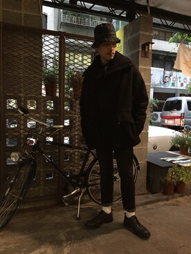 「white socks」｜Shu Han Changさん（メンズ・180cm）の春コーディネート