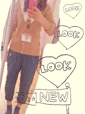 「LOWRYS FARM（ローリーズファーム）の☆新色追加☆12GACWレースエリVCDLS　479500（カーディガン/ボレロ、ブラウン系）」を使った、だつさん（レディース・160cm）の夏コーディネート