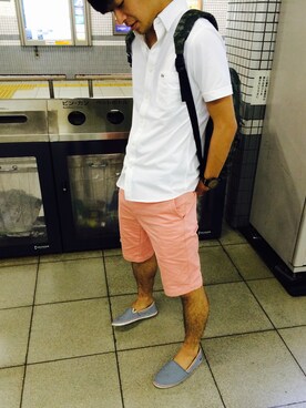 りかさん（メンズ・170cm）の夏コーディネート