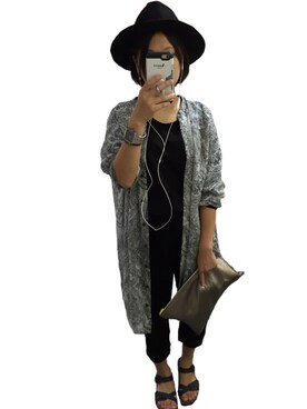 「LIMITLESS LUXURY（リミットレスラグジュアリー）のアイテム（帽子）」を使った、MAISさん（レディース・155cm）の秋コーディネート