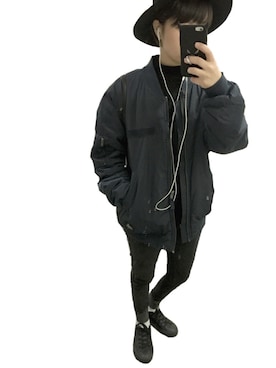 「LIMITLESS LUXURY（リミットレスラグジュアリー）のアイテム（帽子）」を使った、MAISさん（レディース・155cm）の冬コーディネート