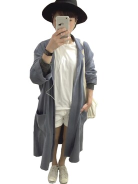 「LIMITLESS LUXURY（リミットレスラグジュアリー）のアイテム（帽子）」を使った、MAISさん（レディース・155cm）の春コーディネート