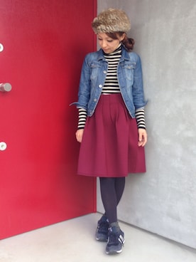 「ボンディング」｜「アイテム（その他）」を使った、かおりりいさん（レディース・150cm）の秋コーディネート