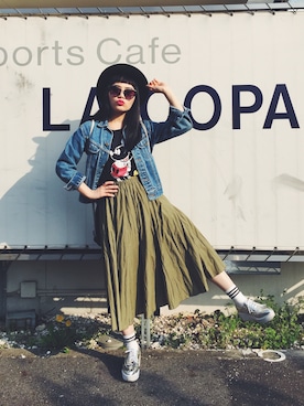 T Λ Eさん（レディース・158cm）の春コーディネート