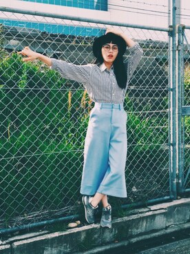 T Λ Eさん（レディース・158cm）の夏コーディネート