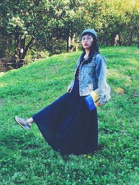 T Λ Eさん（レディース・158cm）の夏コーディネート