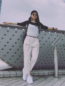 T Λ Eさん（レディース・158cm）の秋コーディネート