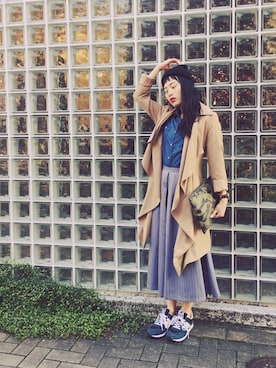 T Λ Eさん（レディース・158cm）の秋コーディネート