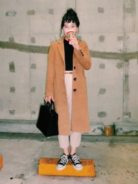 T Λ Eさん(レディース・158cm)の冬コーディネート