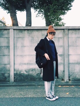 T Λ Eさん（レディース・158cm）の冬コーディネート