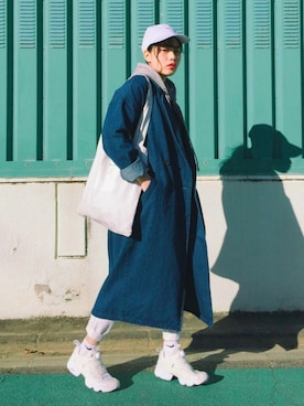 T Λ Eさん（レディース・158cm）の冬コーディネート