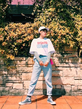 T Λ Eさん（レディース・158cm）の春コーディネート