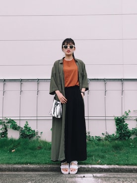 T Λ Eさん（レディース・158cm）の夏コーディネート