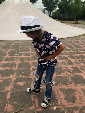 Jo & Riaさん（キッズ・100cm）の夏コーディネート