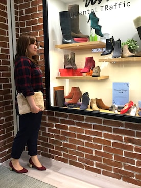 「カラーパンプス」｜WA ららぽーと富士見さん（レディース・160cm）の秋コーディネート