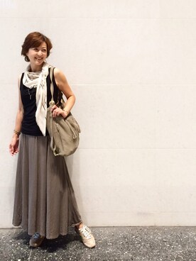 「LE JUN STANDARD（ルジュン スタンダード）のアイテム」を使った、Ｌエルさん（レディース・162cm）の秋コーディネート