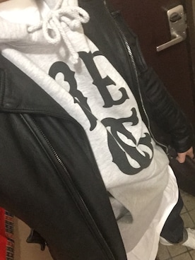 「OBEY」｜「アイテム（デニムパンツ）」を使った、YUTOさん（メンズ・167cm）の春コーディネート