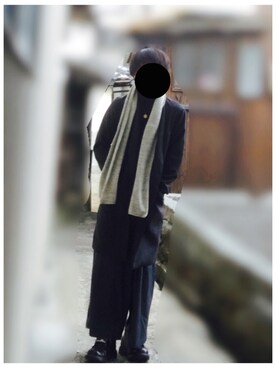 「DETAILS（ディテールズ）のアイテム（スラックス）」を使った、ゆるぇとさん（メンズ・170cm）の秋コーディネート