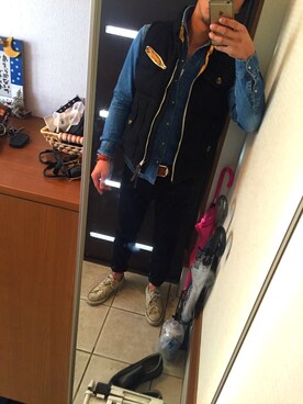 「D&G（ディーアンドジー）のアイテム（腕時計）」を使った、KKKさん（メンズ・168cm）の春コーディネート