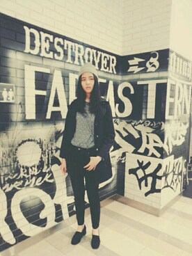 「FOREVER 21」｜「アイテム（トレンチコート）」を使った、sylvia wangさん（レディース・173cm）の春コーディネート