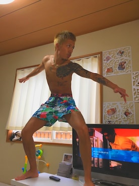 「Defilious.Homme（デフィリアス　オム）のアイテム」を使った、ⓚⓞⓤⓟⓘさん（メンズ・176cm）の夏コーディネート