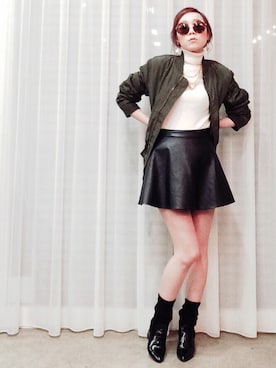 「DURAS（デュラス）のアイテム（アクセサリー）」を使った、ga625さん（レディース・161cm）の秋コーディネート